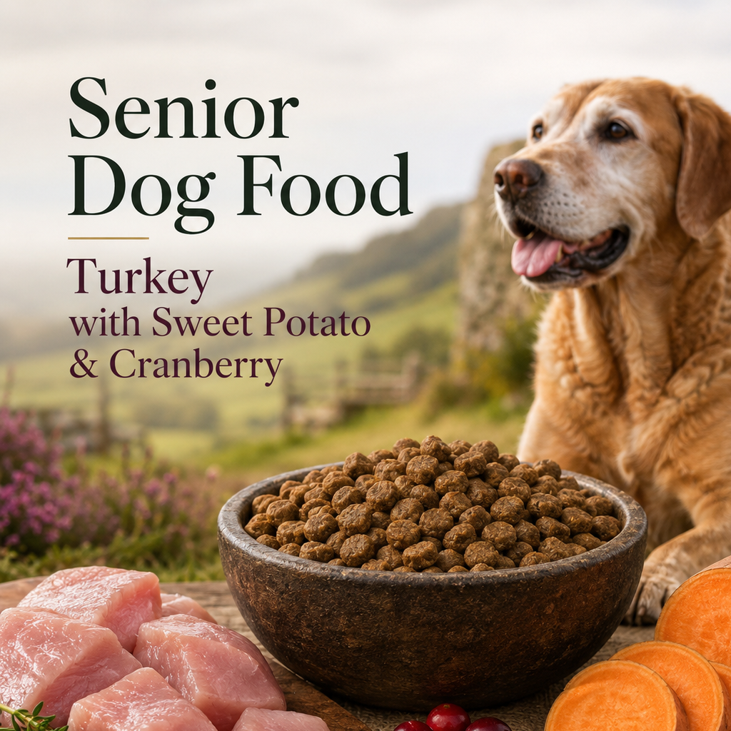 Senior Dog Food Turkey with Sweet Potato and Cranberry 15kg